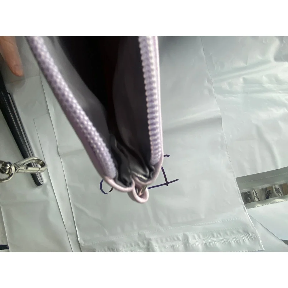 Steve Madden Lavender Chain Detail‎ Wristlet Pouch Bag